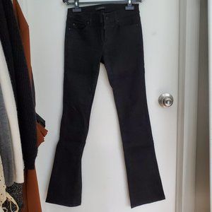 NWOT Ann Taylor Black Boot cut Jeans, Size 0